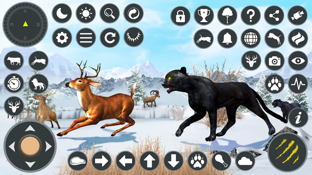 Wild Black Panther Games [МОД Все открыто] Screenshot 1