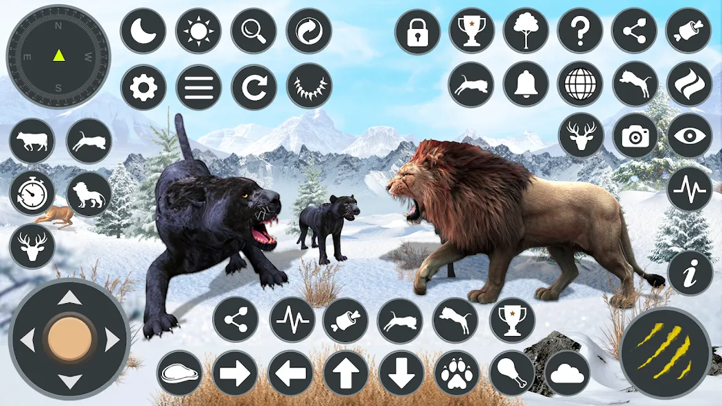 Wild Black Panther Games [МОД Все открыто] Screenshot 2
