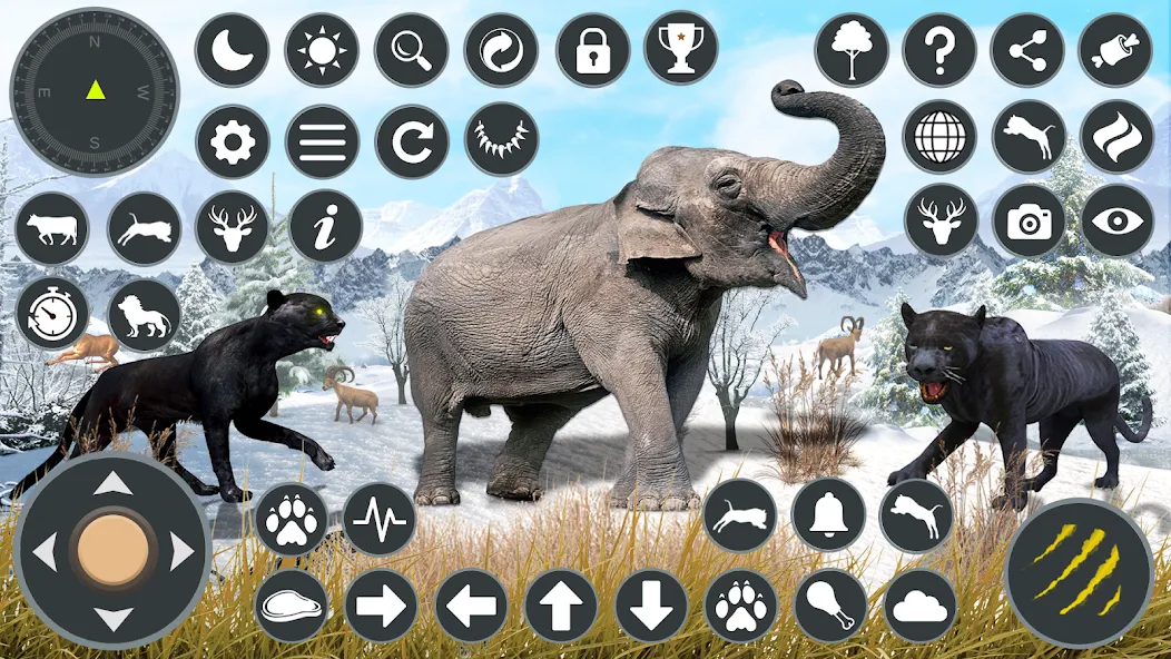 Wild Black Panther Games [МОД Все открыто] Screenshot 3