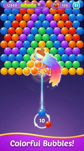 Bubble Shooter Gem Puzzle Pop (Бабл Шутер Драгоценный камень) [МОД Бесконечные деньги] Screenshot 3