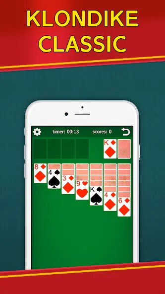 Classic Solitaire Klondike [МОД Unlimited Money] Screenshot 5