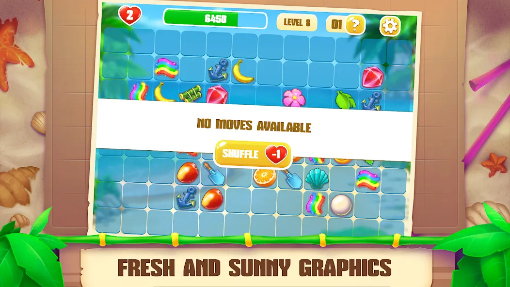 Onet Paradise: connect 2 tiles (Онет Парадайз) [МОД Много монет] Screenshot 3