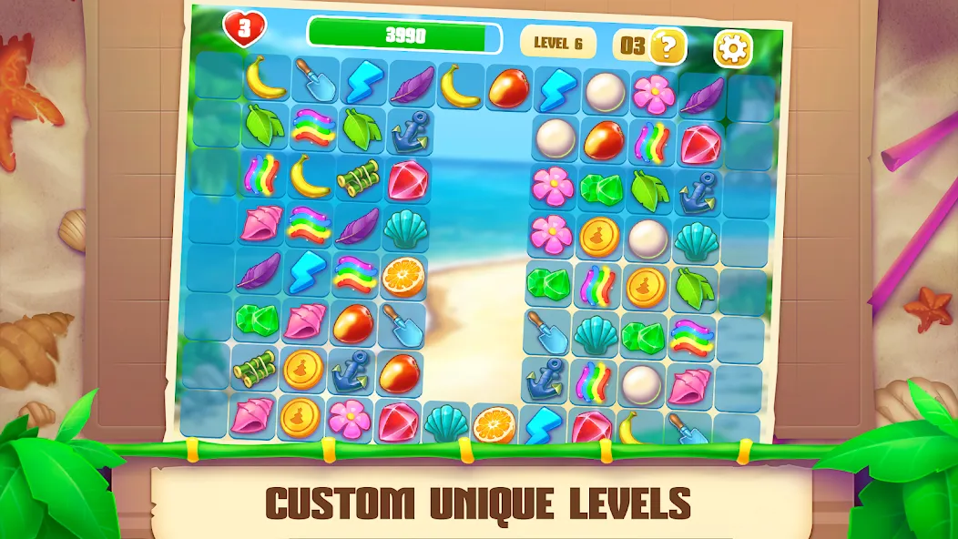 Onet Paradise: connect 2 tiles (Онет Парадайз) [МОД Много монет] Screenshot 5