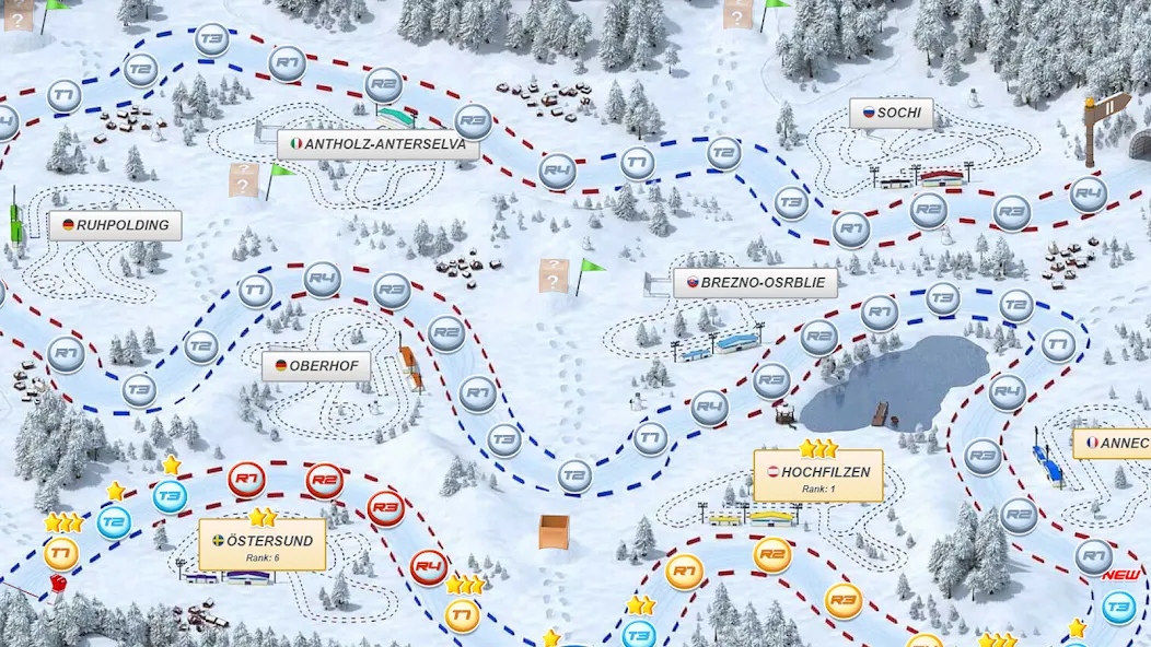Biathlon Mania (Биатлон Мания) [МОД Все открыто] Screenshot 4