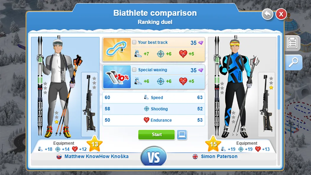 Biathlon Mania (Биатлон Мания) [МОД Все открыто] Screenshot 5