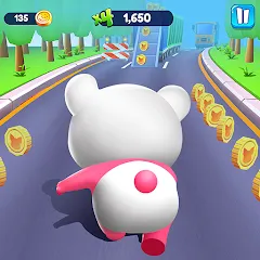 Взлом Piggy Panda Run: Fun Game  [МОД Unlimited Money]