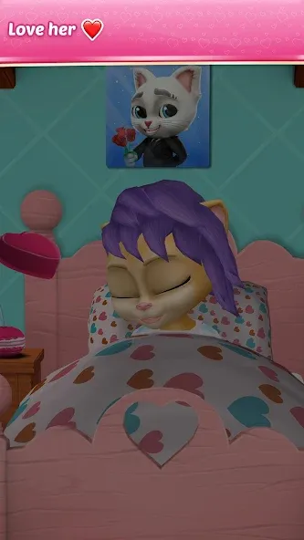 Pregnant Talking Cat Emma [МОД Много монет] Screenshot 5