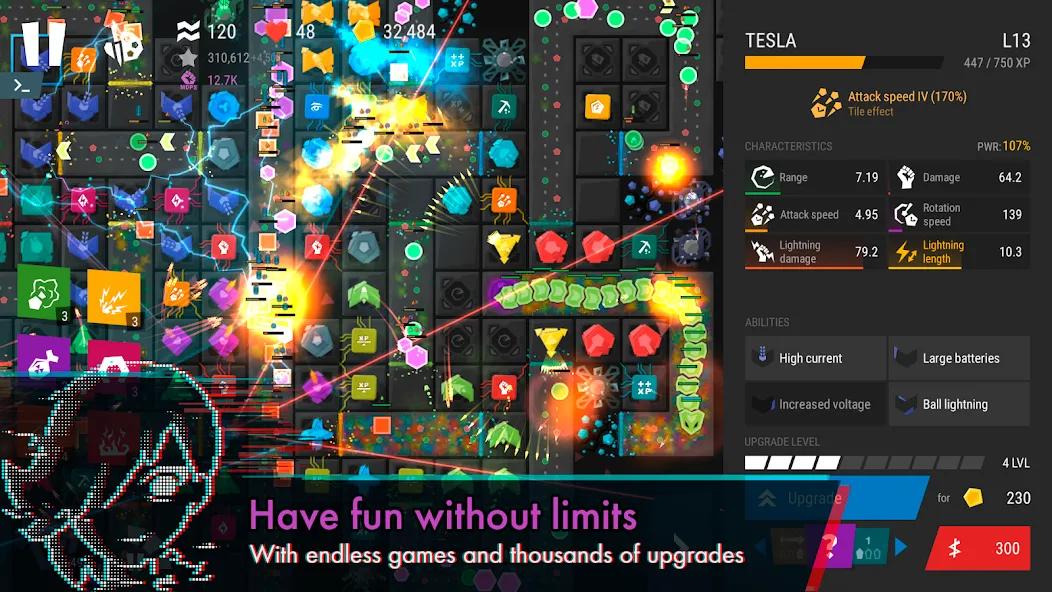 Infinitode 2 - Tower Defense (Инфинитод 2) [МОД Много денег] Screenshot 5