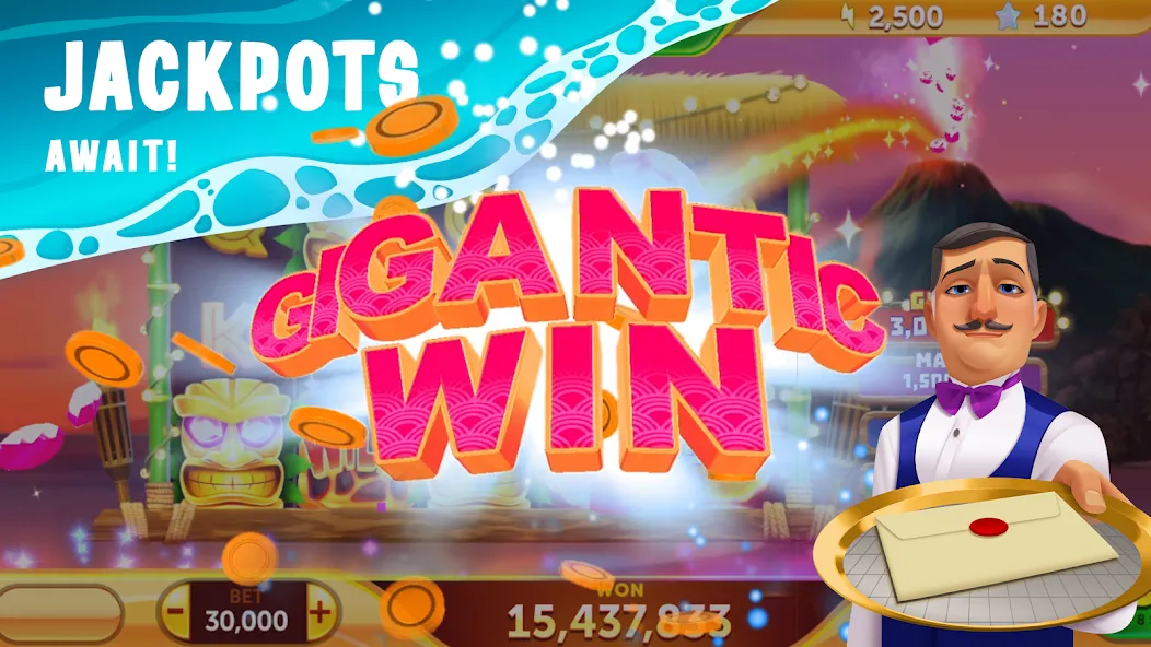 Paradise Fortune Casino Slots (Парадиз Форчун Казино Слотс) [МОД Меню] Screenshot 2