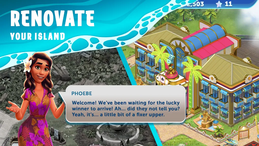 Paradise Fortune Casino Slots (Парадиз Форчун Казино Слотс) [МОД Меню] Screenshot 3