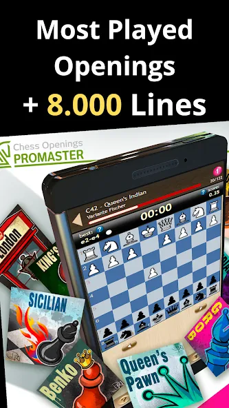 Chess Openings Promaster [МОД Mega Pack] Screenshot 4