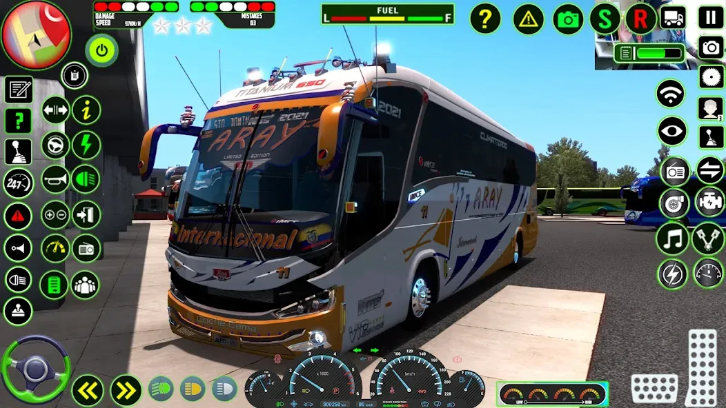 Euro Coach Bus Simulator 3D (Паблик Коуч Бас Драйвинг 3Д) [МОД Все открыто] Screenshot 1