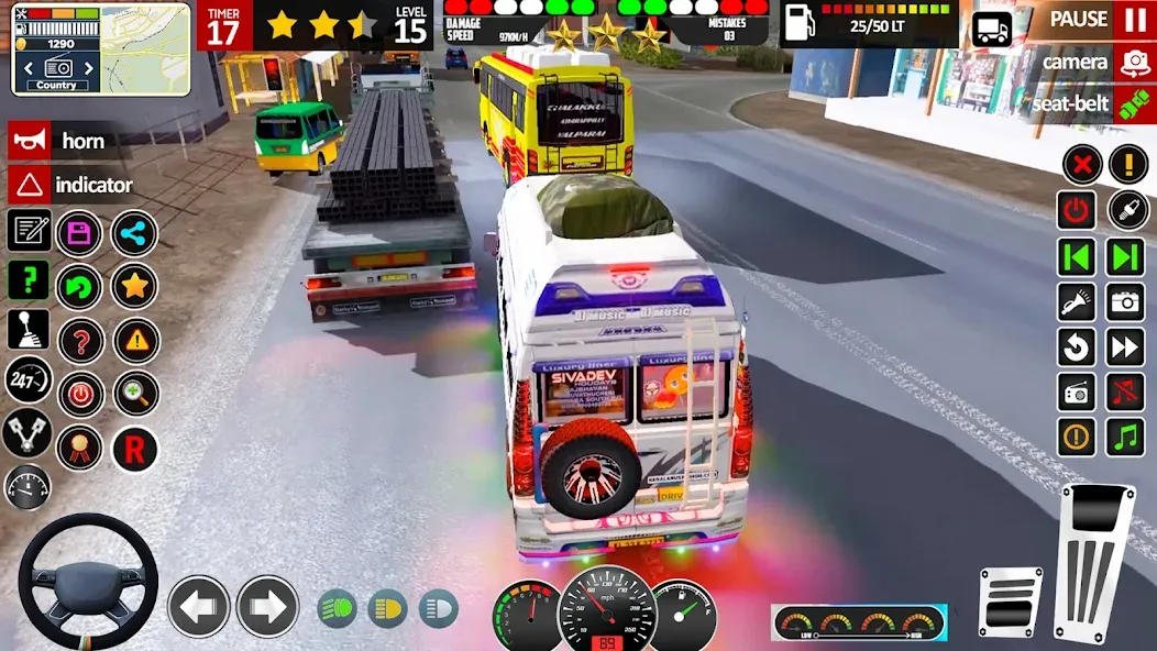 Euro Coach Bus Simulator 3D (Паблик Коуч Бас Драйвинг 3Д) [МОД Все открыто] Screenshot 3