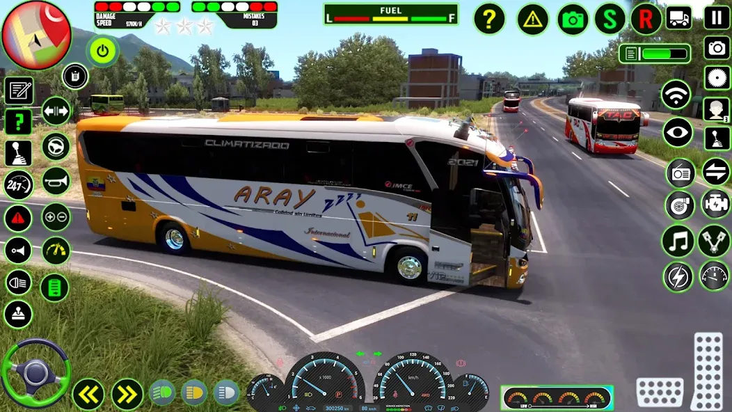 Euro Coach Bus Simulator 3D (Паблик Коуч Бас Драйвинг 3Д) [МОД Все открыто] Screenshot 4