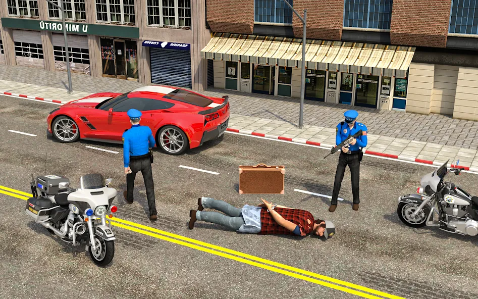 City Police Car Driving Games [МОД Mega Pack] Screenshot 2