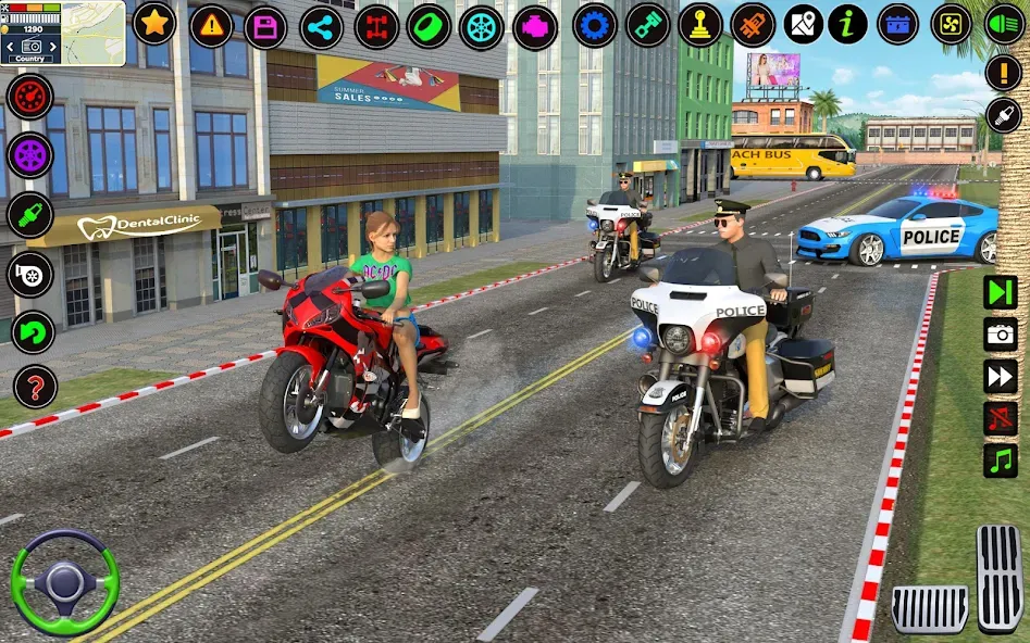 City Police Car Driving Games [МОД Mega Pack] Screenshot 3