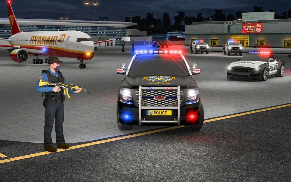 City Police Car Driving Games [МОД Mega Pack] Screenshot 4