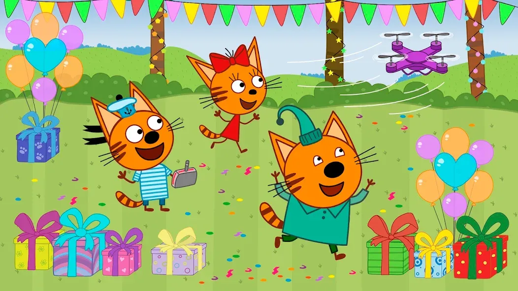 Kid-E-Cats: Kids birthday [МОД Unlimited Money] Screenshot 3