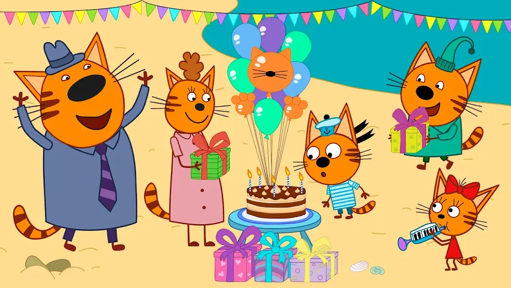 Kid-E-Cats: Kids birthday [МОД Unlimited Money] Screenshot 5