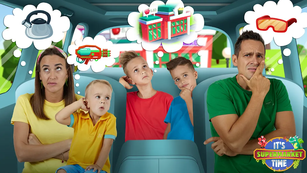 Vlad & Niki Supermarket game [МОД Меню] Screenshot 2