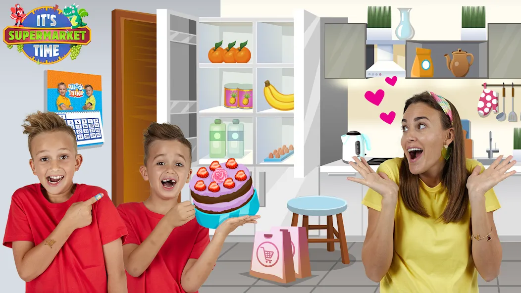 Vlad & Niki Supermarket game [МОД Меню] Screenshot 5