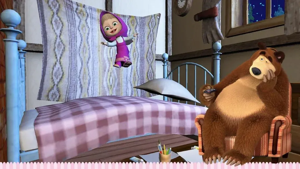 Masha and the Bear: Good Night [МОД Бесконечные монеты] Screenshot 3