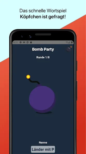 Bomb Party: Das Bombenspiel! (Бомб Пати) [МОД Unlimited Money] Screenshot 2