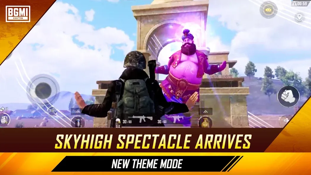 Battlegrounds Mobile India (Баттлграундз Мобайл Индия) [МОД Много денег] Screenshot 1