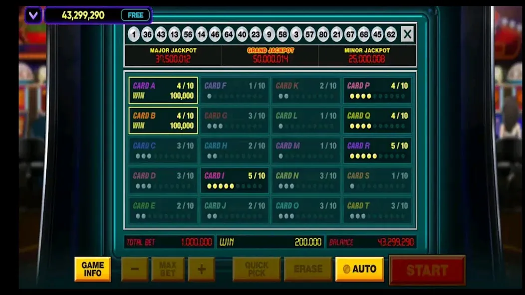 Vegas Keno (Вегас Кено) [МОД Все открыто] Screenshot 4