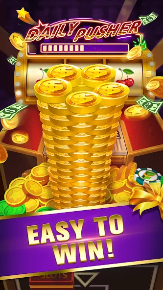 Daily Pusher Slots 777 (Дейли Пушер Слотс 777) [МОД Много монет] Screenshot 1