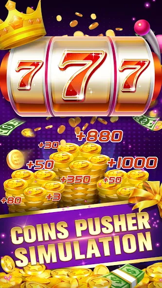 Daily Pusher Slots 777 (Дейли Пушер Слотс 777) [МОД Много монет] Screenshot 2