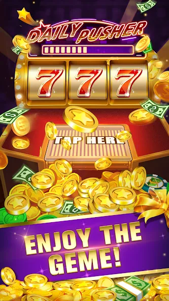 Daily Pusher Slots 777 (Дейли Пушер Слотс 777) [МОД Много монет] Screenshot 3