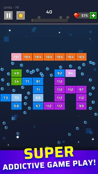 Brick Out - Shoot the ball (Брик Аут) [МОД Много монет] Screenshot 3