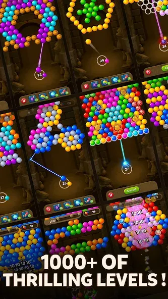 Bubble Pop Origin! Puzzle Game [МОД Mega Pack] Screenshot 4