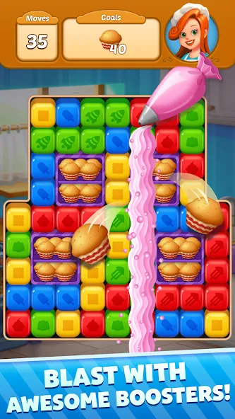 Sweet Cube Blast (Свит Кьюб Бласт) [МОД Меню] Screenshot 4