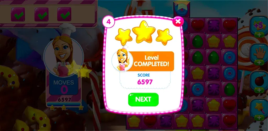 Jelly Kingdom Crush - Match 3 [МОД Бесконечные монеты] Screenshot 4