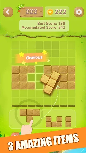 Puzzle Green Blocks (Пазл Зеленые Блоки) [МОД Бесконечные деньги] Screenshot 3