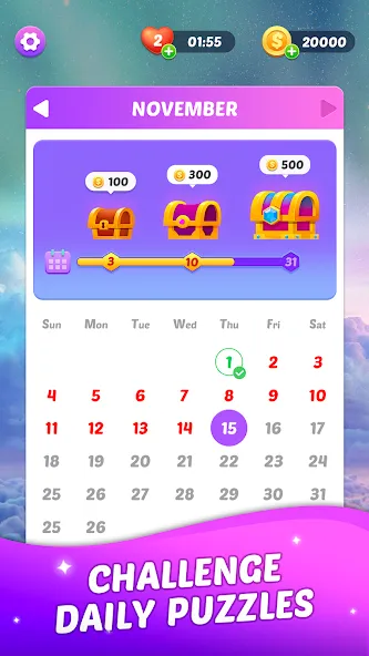 Match Tile Scenery (Матч Тайл Сценери) [МОД Все открыто] Screenshot 5