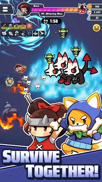 Ninja Survivors Online (Ниндзя Выжившие Онлайн) [МОД Mega Pack] Screenshot 3