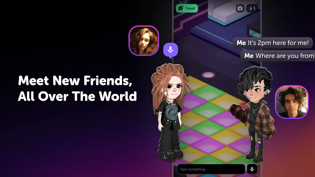 Highrise: Avatar, Meet & Play (Хайрайз) [МОД Бесконечные деньги] Screenshot 1