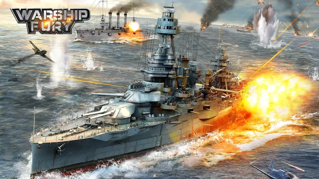 Warship Fury [МОД Бесконечные деньги] Screenshot 1