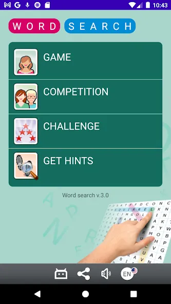 Word search (Сопа де летрас) [МОД Unlimited Money] Screenshot 1