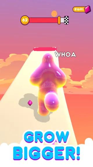 Blob Runner 3D (Блоб Раннер 3Д) [МОД Много монет] Screenshot 2