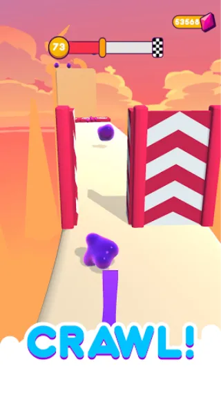 Blob Runner 3D (Блоб Раннер 3Д) [МОД Много монет] Screenshot 4