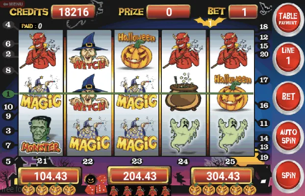 Slot Machine Halloween Lite (Слот машина Хэллоуин Лайт) [МОД Много монет] Screenshot 2