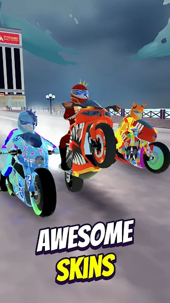 Wild Wheels: Bike Racing (Уайлд Вилз) [МОД Unlimited Money] Screenshot 3