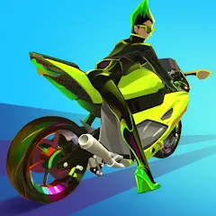 Взлом Wild Wheels: Bike Racing (Уайлд Вилз)  [МОД Unlimited Money]