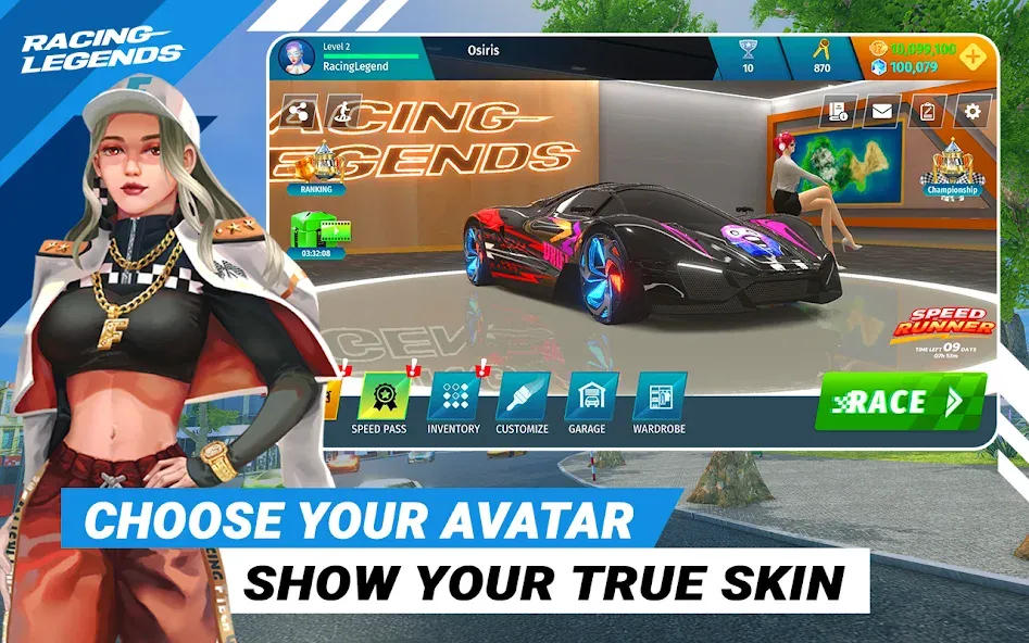 Racing Legends Funzy (Расинг Легендс Фанзи) [МОД Много денег] Screenshot 2