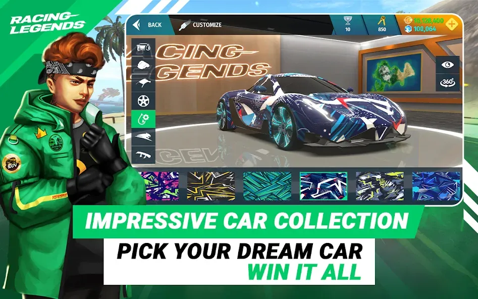 Racing Legends Funzy (Расинг Легендс Фанзи) [МОД Много денег] Screenshot 4