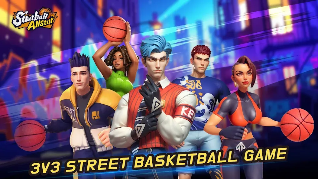 Streetball Allstar (тритбол Оллстар) [МОД Меню] Screenshot 1